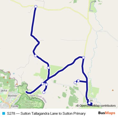 S278 bus Line Map