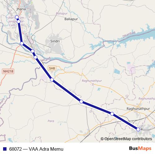 68072 rail Line Map