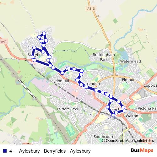 4 bus Line Map
