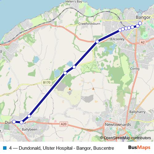 4 bus Line Map