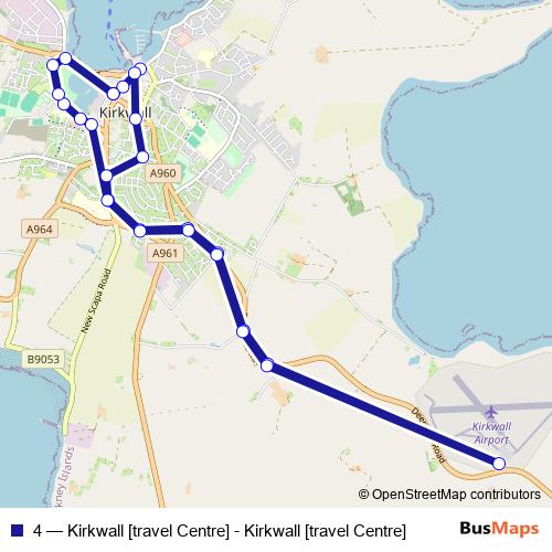 4 bus Line Map