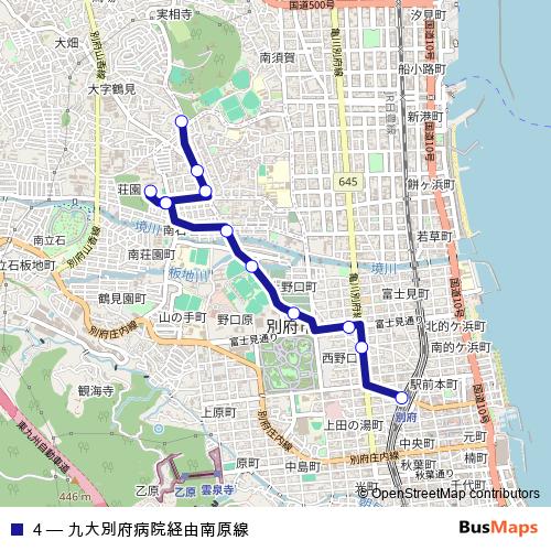 4 bus Line Map