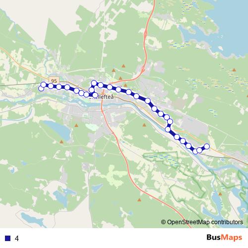 4 bus Line Map