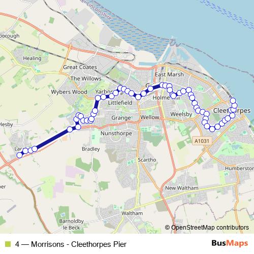 4 bus Line Map