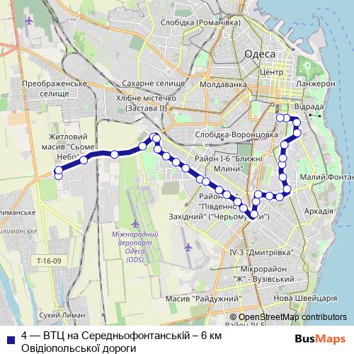 4 bus Line Map