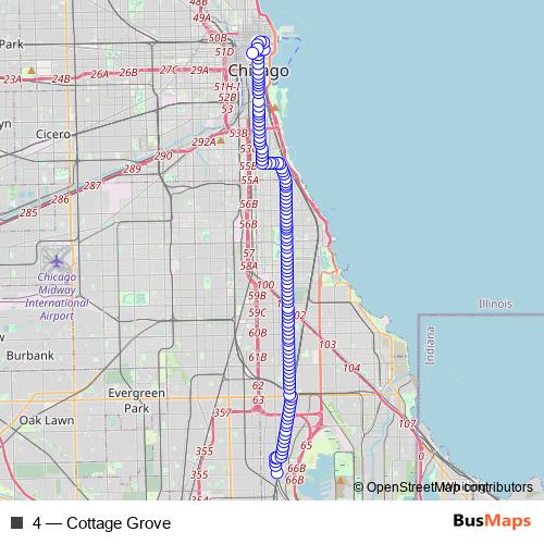 4 bus Line Map
