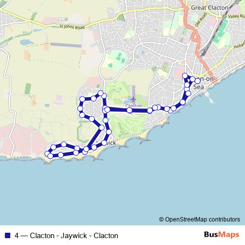 4 bus Line Map