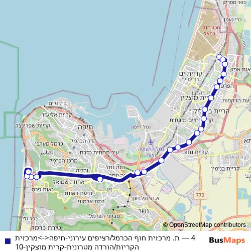 4 bus Line Map
