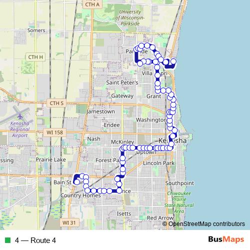 4 bus Line Map