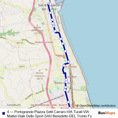 4 bus Line Map