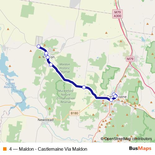 4 bus Line Map