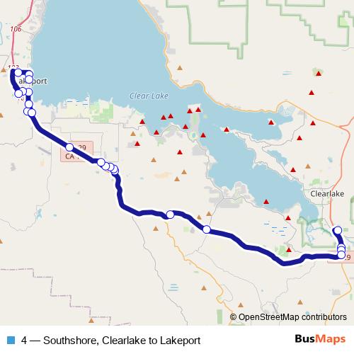 4 bus Line Map