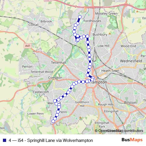 4 bus Line Map