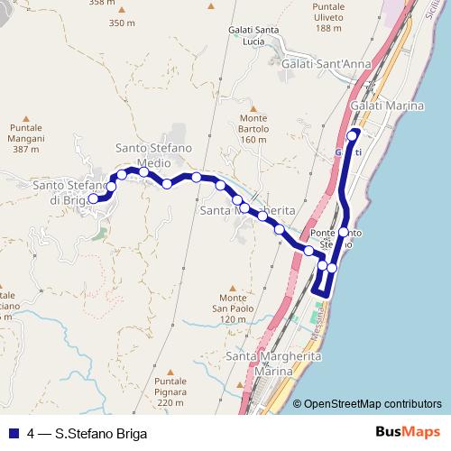 4 bus Line Map