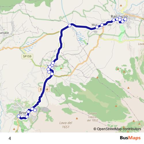 4 bus Line Map