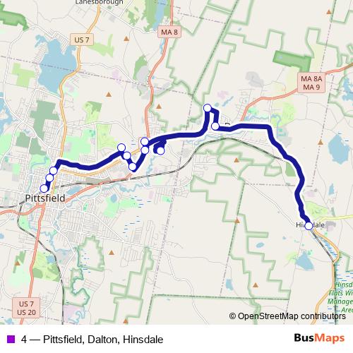 4 bus Line Map