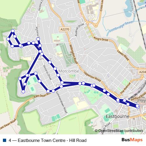 4 bus Line Map