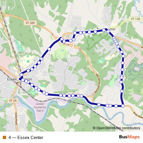 4 bus Line Map