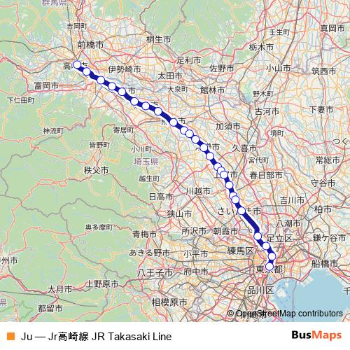 Ju rail Line Map