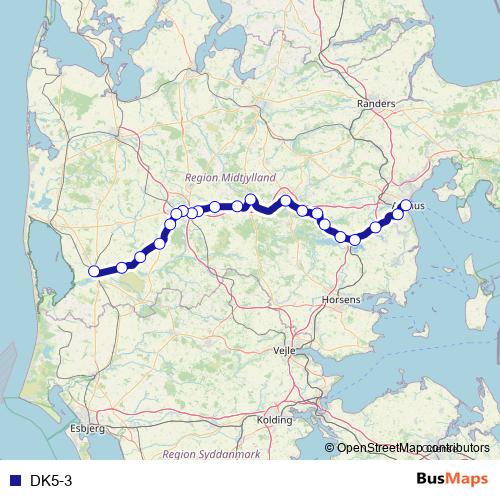 DK5-3 rail Line Map