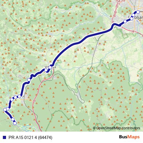 PR A15 0121 4 (64474) bus Line Map