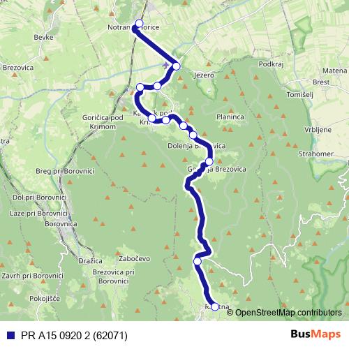 PR A15 0920 2 (62071) bus Line Map