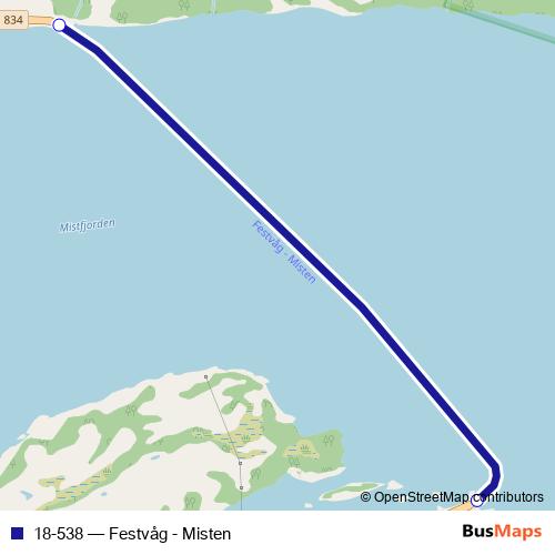 18-538 ferry Line Map