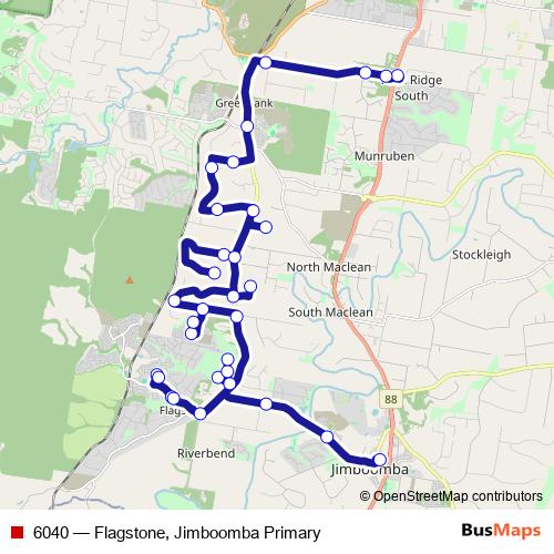 6040 bus Line Map