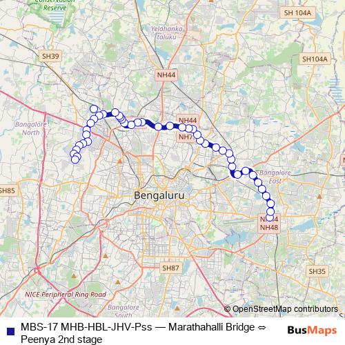 MBS-17 MHB-HBL-JHV-Pss bus Line Map