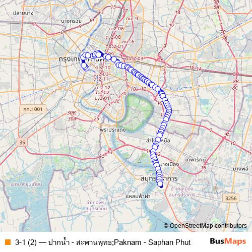 3-1 (2) bus Line Map