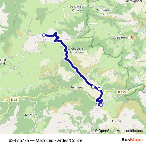 63-Ls577a bus Line Map