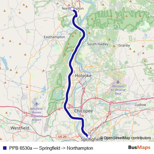 PPB 6530a bus Line Map