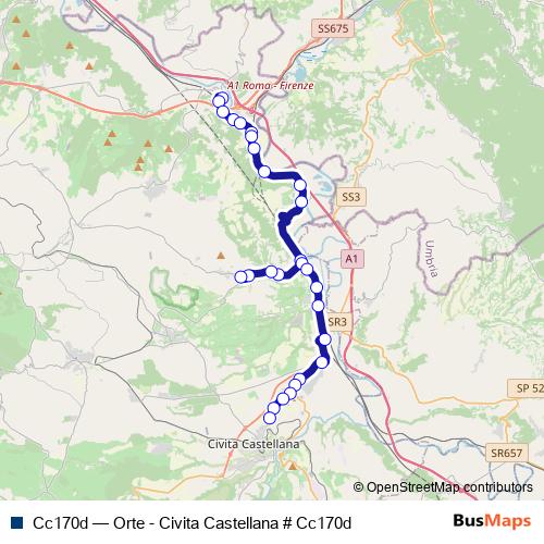 Cc170d bus Line Map