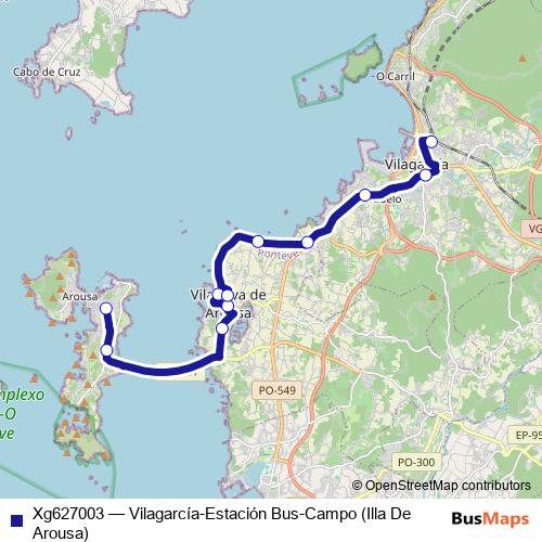 Xg627003 bus Line Map