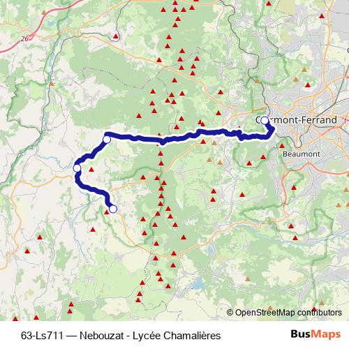 63-Ls711 bus Line Map