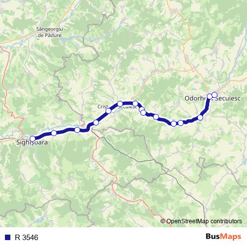 R 3546 rail Line Map