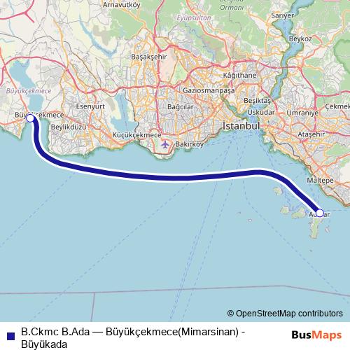 B.Ckmc B.Ada ferry Line Map