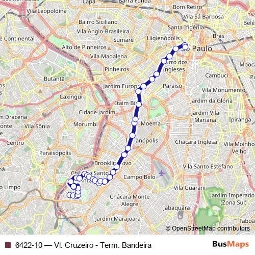 6422-10 bus Line Map