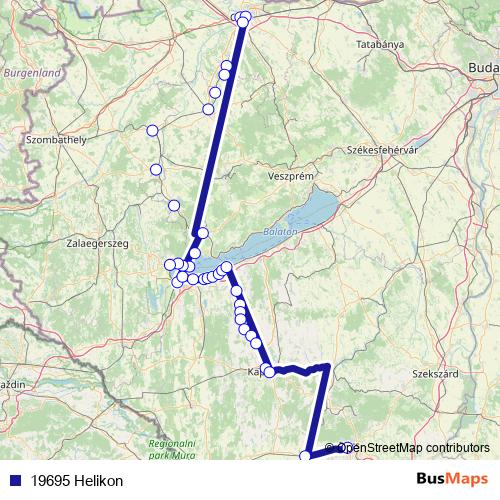 19695 Helikon rail Line Map