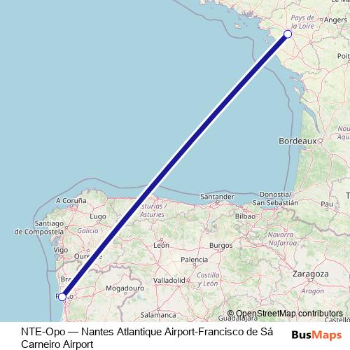 NTE-Opo bus Line Map
