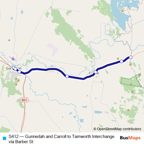 S412 bus Line Map