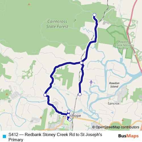 S412 bus Line Map