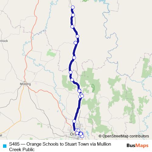 S485 bus Line Map
