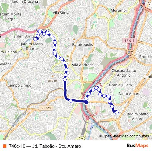746c-10 bus Line Map