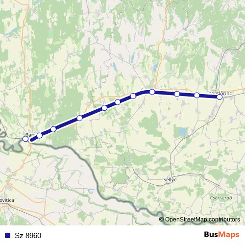 Sz 8960 rail Line Map