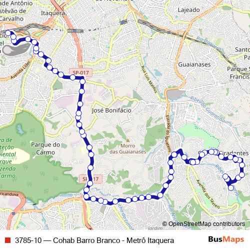 3785-10 bus Line Map