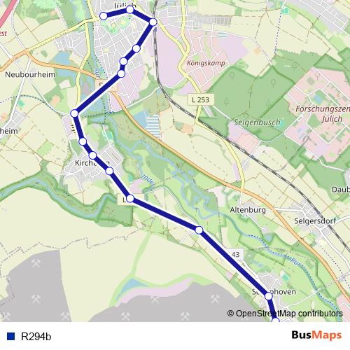 R294b metro Line Map