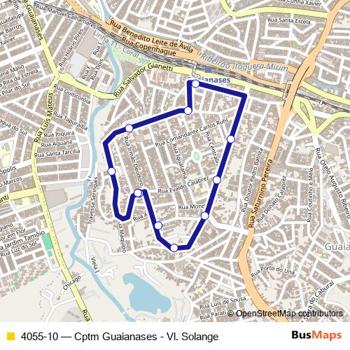 4055-10 bus Line Map