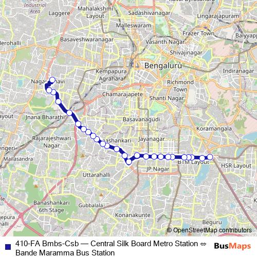 410-FA Bmbs-Csb bus Line Map