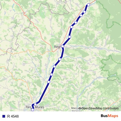 R 4548 rail Line Map